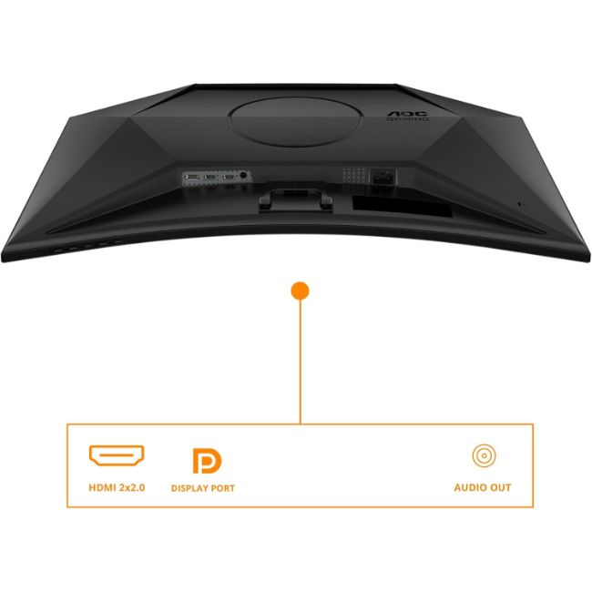 AOC 27" Curved FHD Fast Gaming Monitor | C27G4ZXE - Image 6