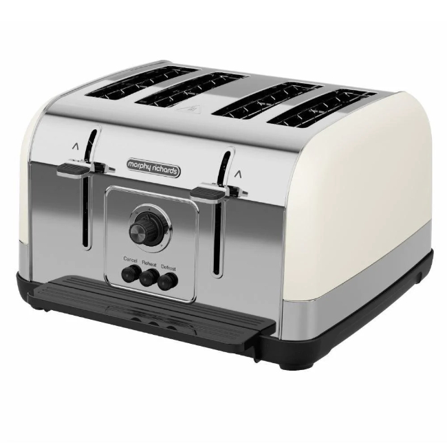 Morphy Richards 4 Slice Toaster - Cream | 240132 Morphy Richards 4 Slice Toaster - Cream | 240132