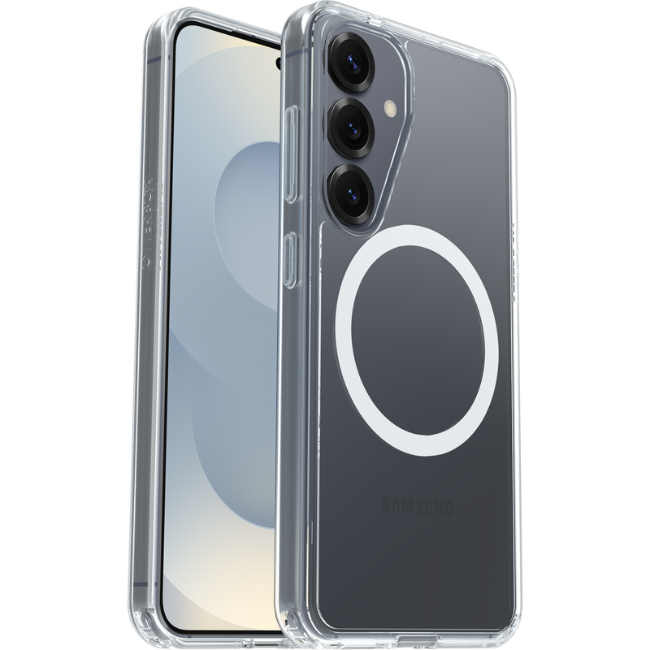 Otterbox Symmetry Magnets Samsung Galaxy S25 Case | Clear | 77-97403