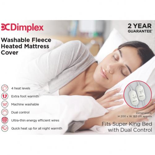 Dimplex Super King Fleece Under Blanket - Dual Control | DMC3004