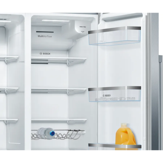 Bosch Series 6 American Fridge Freezer - Brushed Steel | KAD93AIERG - Image 7 Bosch Series 6 American Fridge Freezer - Brushed Steel | KAD93AIERG - Image 7