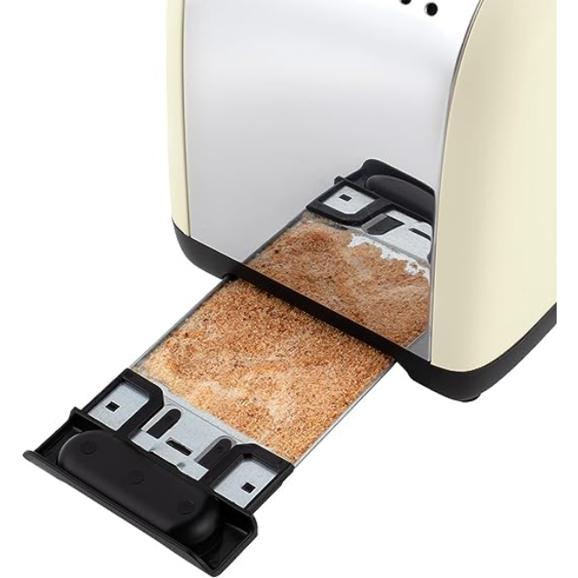 Russell Hobbs 2 Slice Toaster - Cream | 26551 - Image 6