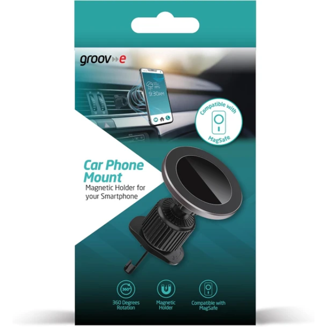 Groove Universal Air Vent Magnetic Car Phone Mount | GVWM9 - Image 3