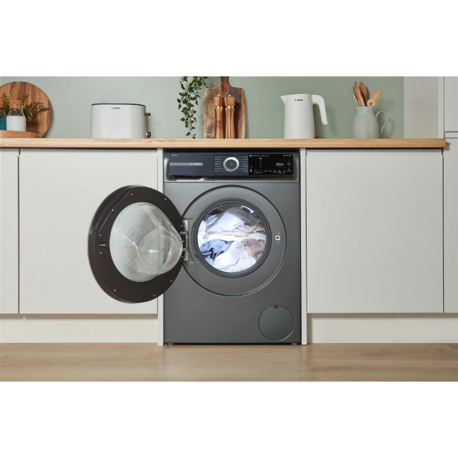 Bosch Series 6 Washing Machine 10kg 1400sp - Cast Iron Grey | WGH254ARGB - Image 10