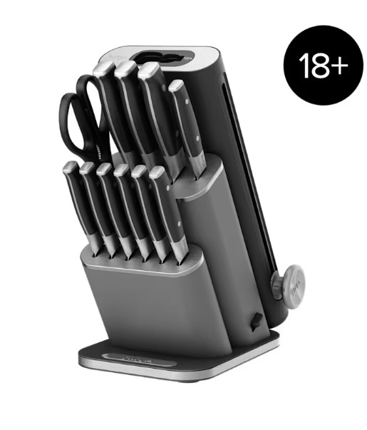 Ninja StaySharp 13-Piece Knife Block Set Sharpener | Black | NK32013EUUKBK1