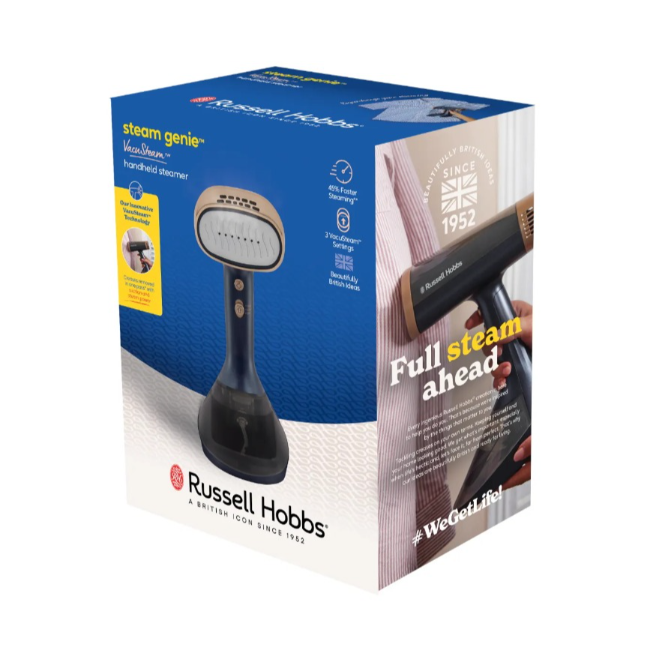 Russell Hobbs VacuSteam Clothes Steamer | Midnight Blue | 28550 - Image 5