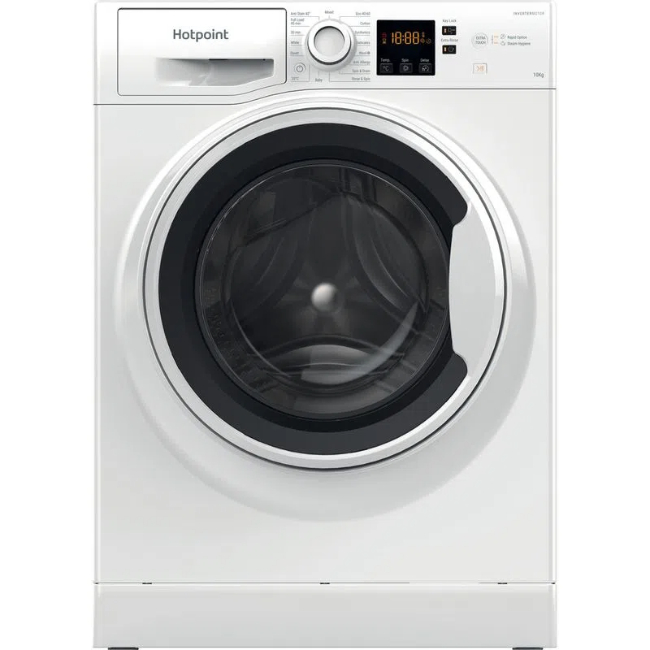 Hotpoint 10kg 1400 Spin Washing Machine - White | NSWA 1045C WW UK N Hotpoint 10kg 1400 Spin Washing Machine - White | NSWA 1045C WW UK N