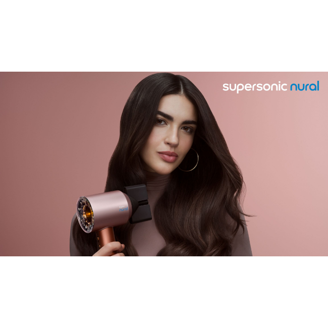 Dyson Supersonic Nural™ hair dryer (Straight + Wavy) - Amber silk | 143647-01 - Image 5