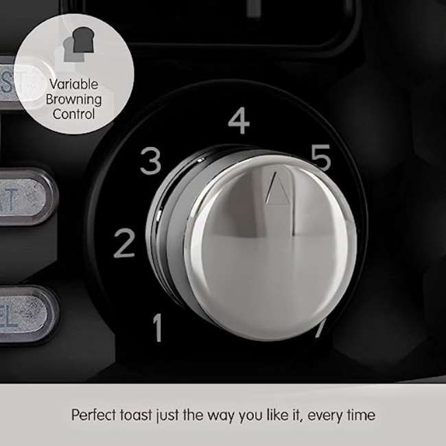 Morphy Richards Hive 2-Slice Toaster - Black | 220031 - Image 3