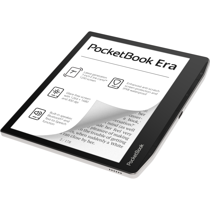 Pocketbook Era E-Book Reader 16GB - Black | PB700-U-16-WW - Image 2 Pocketbook Era E-Book Reader 16GB - Black | PB700-U-16-WW - Image 2