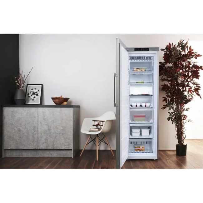 Hotpoint Upright Freezer 259 litre - Graphite | UH8F2CGUK - Image 3 Hotpoint Upright Freezer 259 litre - Graphite | UH8F2CGUK - Image 3