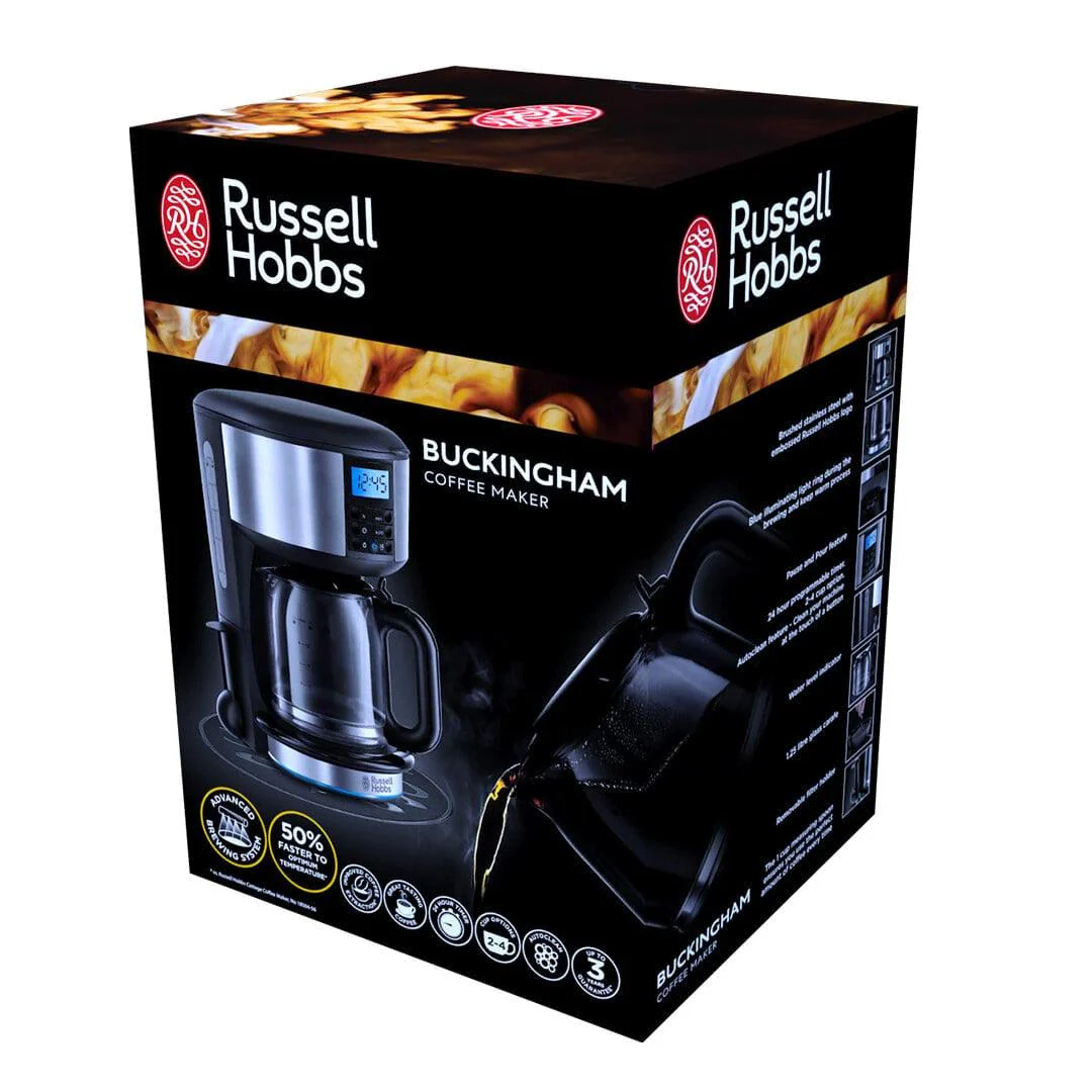 Russell Hobbs Buckingham Filter Coffee Maker - Stainless Steel | 20680 - Image 6