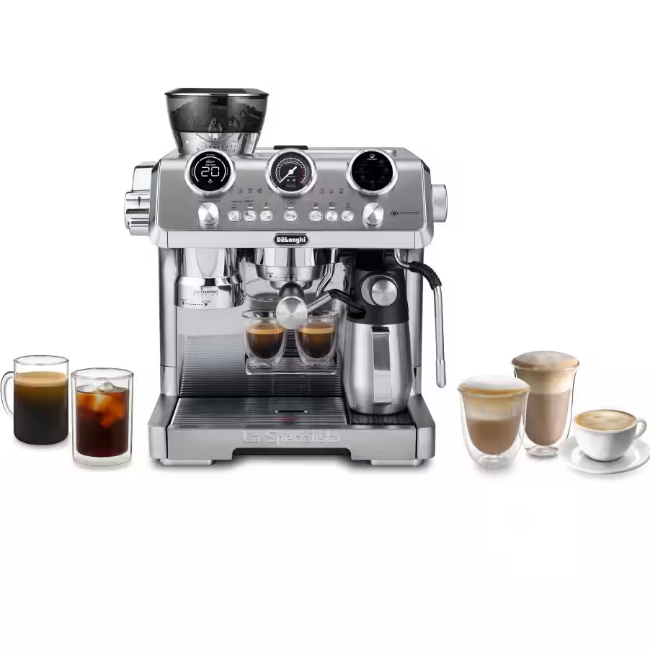 Delonghi La Specialista Maestro Bean To Cup Coffee Machine - Grey | EC9885.M Delonghi La Specialista Maestro Bean To Cup Coffee Machine - Grey | EC9885.M