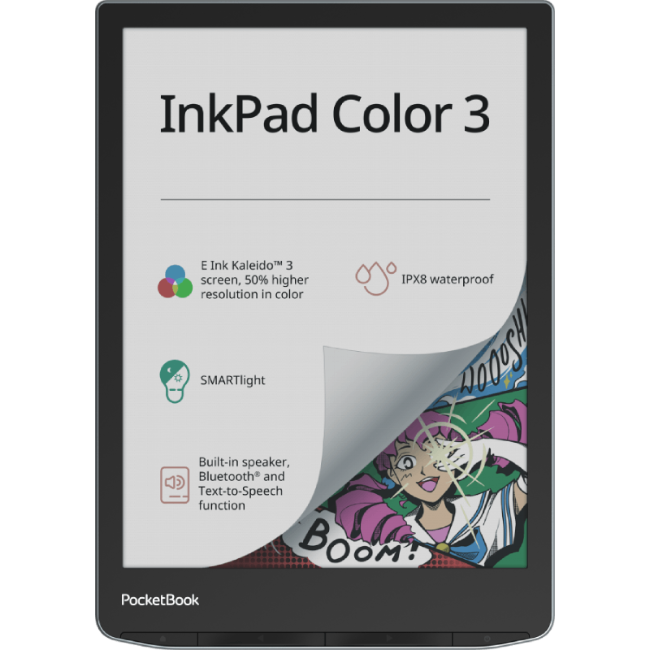 Pocketbook Inkpad Colour 3 - Stormy Seas | PB743K3-1-WW Pocketbook Inkpad Colour 3 - Stormy Seas | PB743K3-1-WW