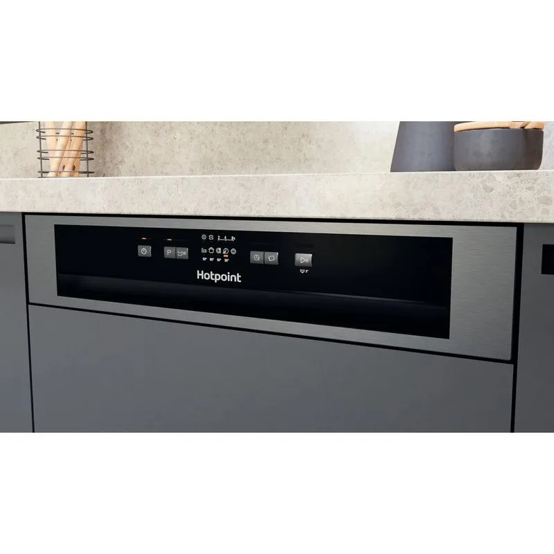 Hotpoint Dishwasher Semi Integrated - Silver |  H3BL626XUK - Image 3