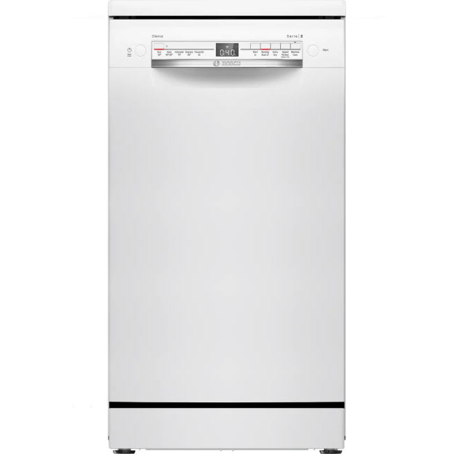 Bosch Series 2 Free-Standing Slim Dishwasher - White | SPS2IKW01G