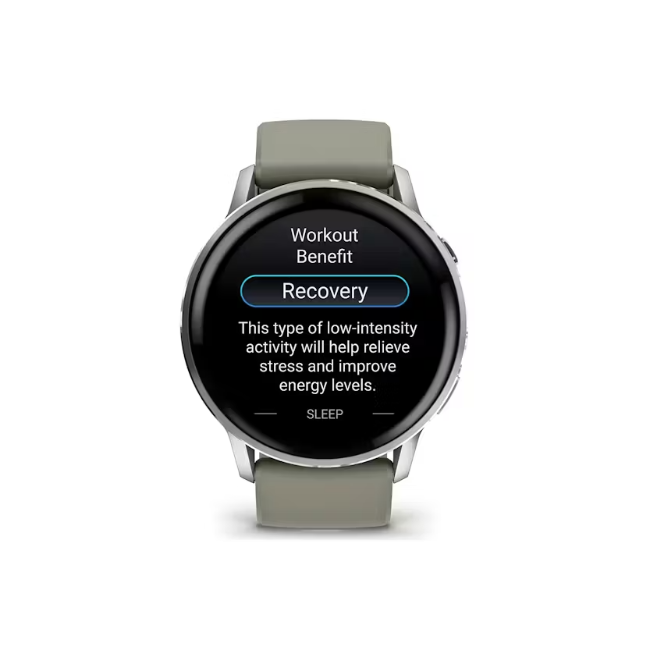 Garmin Venu 4 (45mm) - Silver with Silver Grey Silicone Band | 010-03014-01 - Image 4