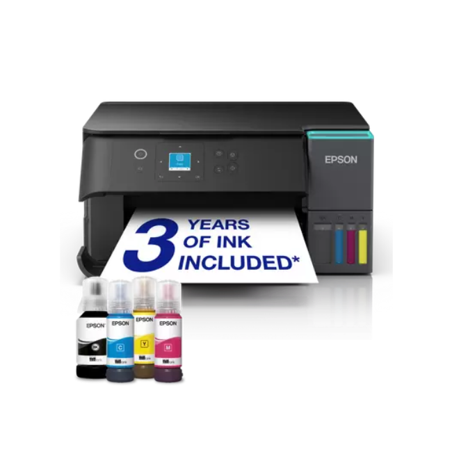 Epson EcoTank ET-2950 A4 Multifunction Wi-Fi Ink Tank Printer - Black/Grey | ET-2950