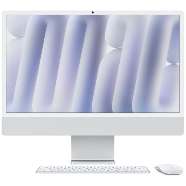 Apple iMac 24" M4 16gb 256g - Silver | MD3H4B-A - Image 1 Apple iMac 24" M4 16gb 256g - Silver | MD3H4B-A - Image 1