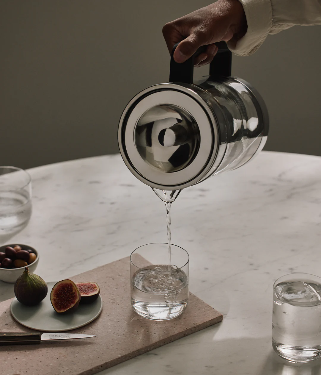 Aarke 2.8L Water Purifier Jug Large - Glass & Steel | A1220 - Image 6