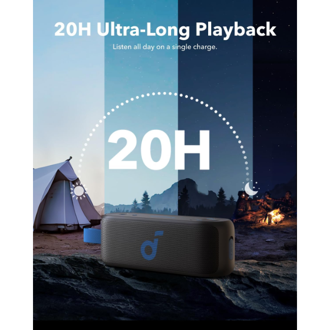 Soundcore Select 3 Portable Speaker | Black | A3172G11 - Image 5