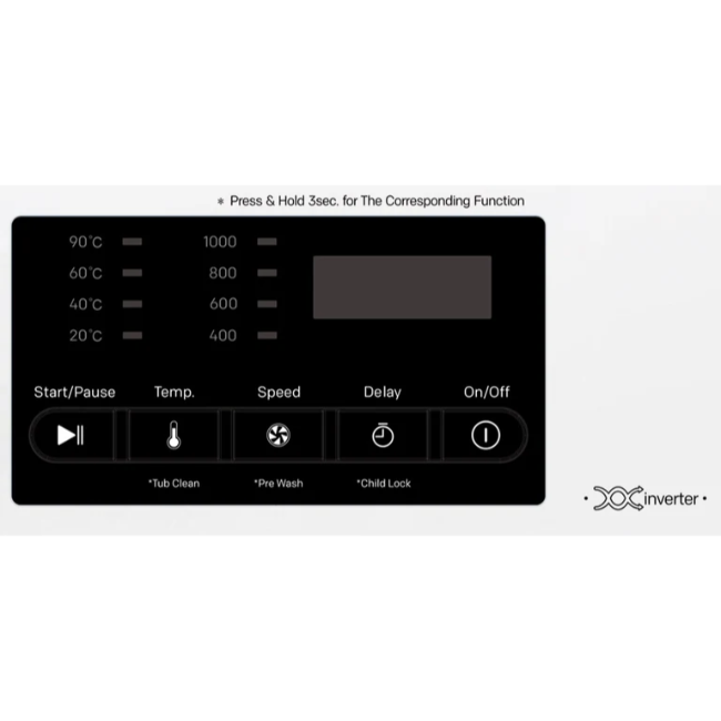 Powerpoint 6kg Inverter Motor Washing Machine - White | P35106SKW-A - Image 2