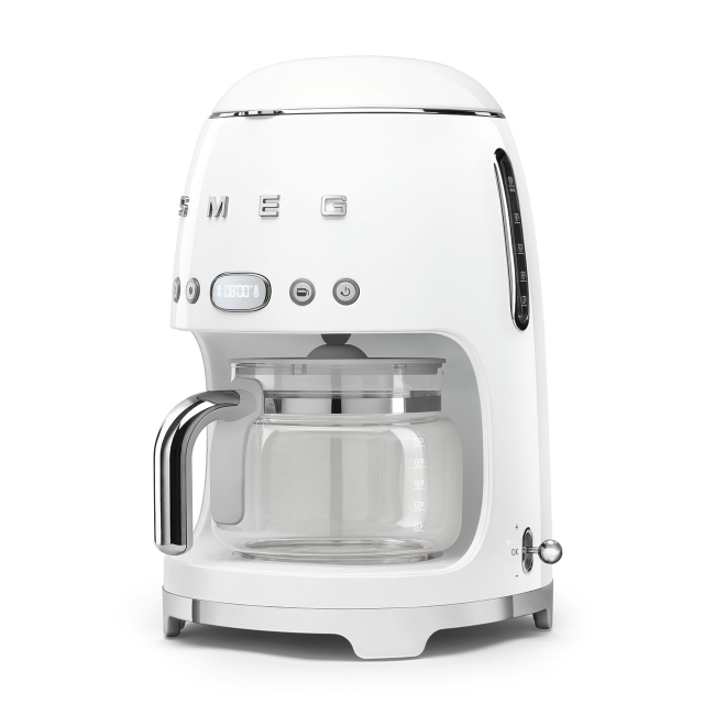 Smeg 50s Style Filter Coffee Machine - White | DCF02WHUK - Image 2