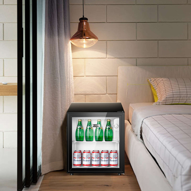 Adamo Table Top Fridge - Black with Glass Door | SC50 - Image 3 Adamo Table Top Fridge - Black with Glass Door | SC50 - Image 3