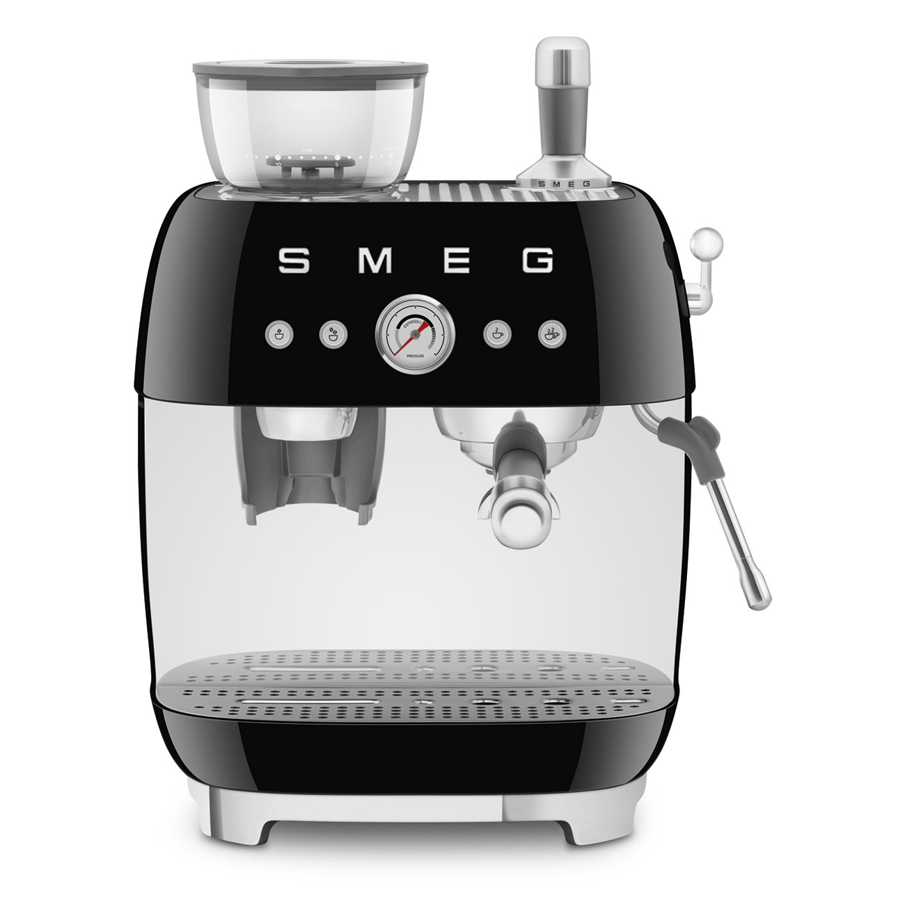 Smeg Espresso Bean To Cup Coffee Machine - Black | EGF03BLUK Smeg Espresso Bean To Cup Coffee Machine - Black | EGF03BLUK