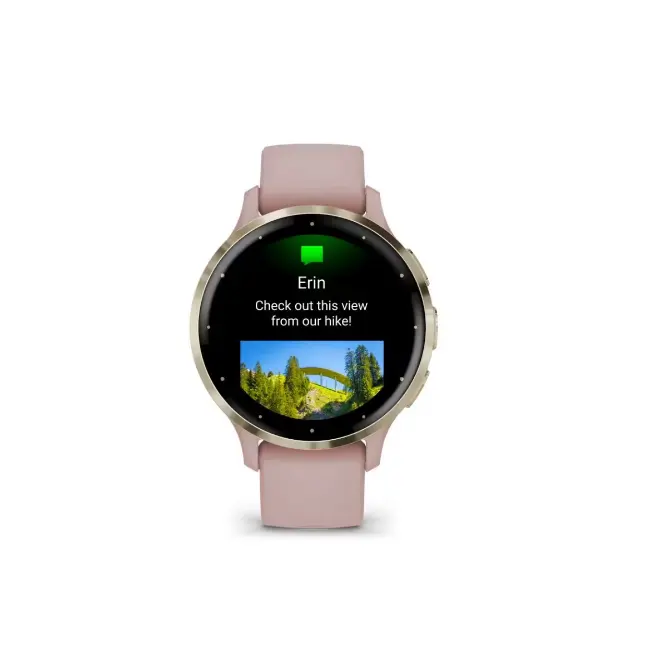 Garmin Venu 3S Smartwatch | Soft Gold Rose Case | 010-02785-03 - Image 7