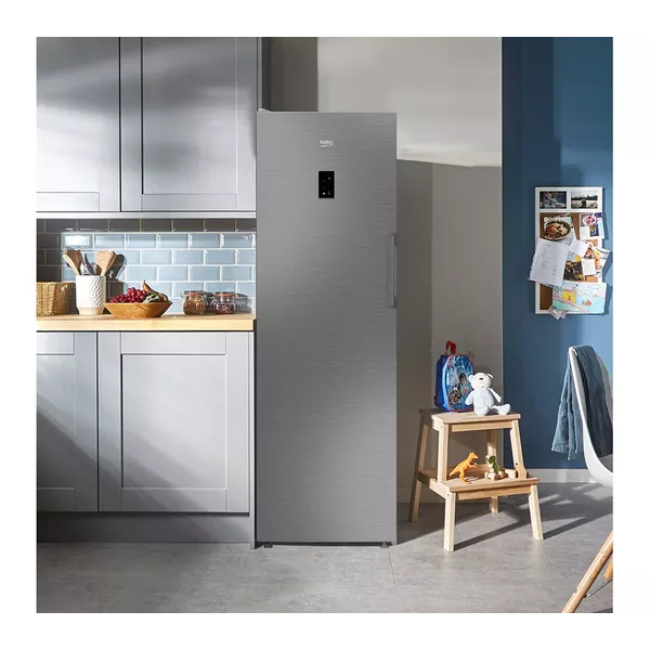 Beko Freestanding Tall Freezer - Stainless steel | FNP4686PS - Image 8 Beko Freestanding Tall Freezer - Stainless steel | FNP4686PS - Image 8