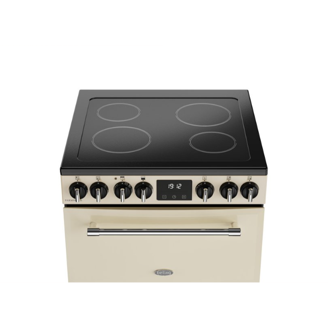 Belling 60cm Farmhouse 60E Mini Range Cooker - Cream | FH60ECRM - Image 6