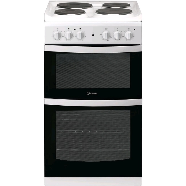 Indesit 50cm White Electric Cooker ID5E92KMW/UK Indesit 50cm White Electric Cooker ID5E92KMW/UK
