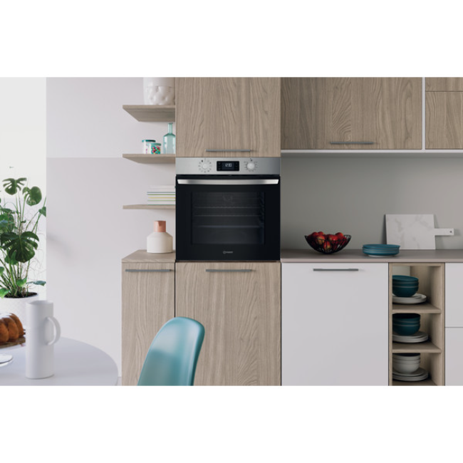 Indesit Built In Single Electric Oven Self Cleaning - Inox | IO258HUXUK - Image 6