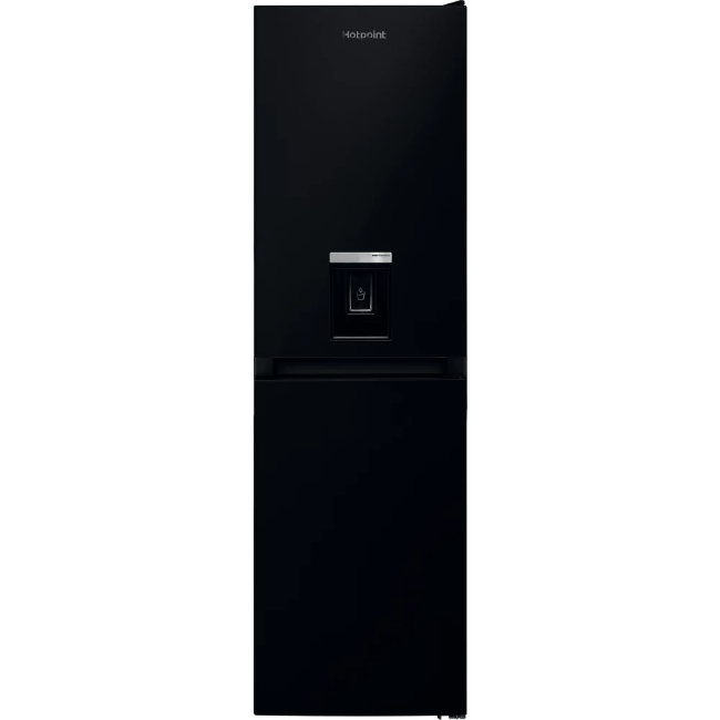 Hotpoint Frost Free Fridge Freezer 50/50 Split - Black | HBNF55181BAQUAUK Hotpoint Frost Free Fridge Freezer 50/50 Split - Black | HBNF55181BAQUAUK