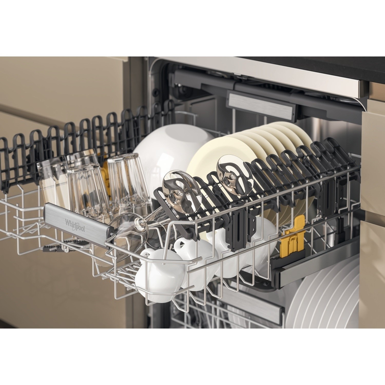 Whirlpool 15 Place Settings Freestanding Dishwasher - Stainless Steel | W7FHS51XUK - Image 4