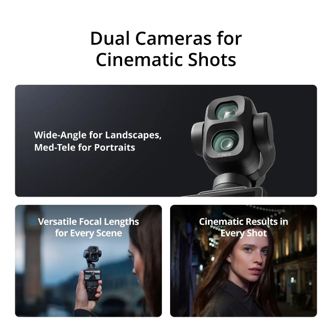 Dji Osmo Pocket 4P Pocket Gimbal Camera (Vlog Combo) - Black | CPOS.00000662.01 - Image 7