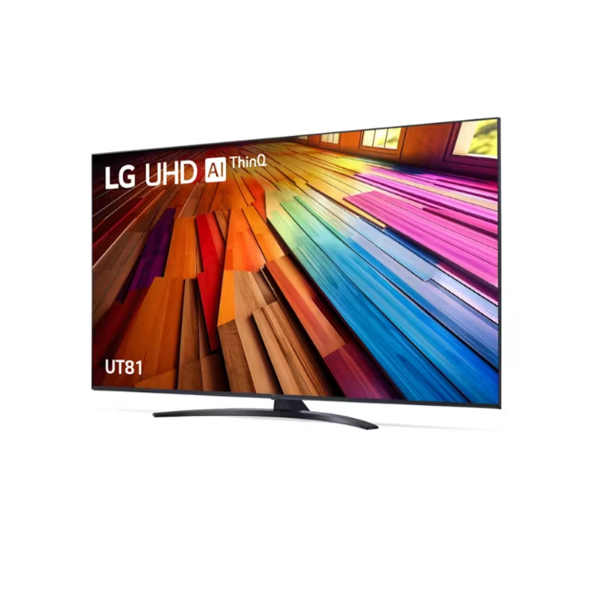 LG 43" HD AI UT81 4K Smart TV - Black | 43UT81006LA.AEK - Image 3