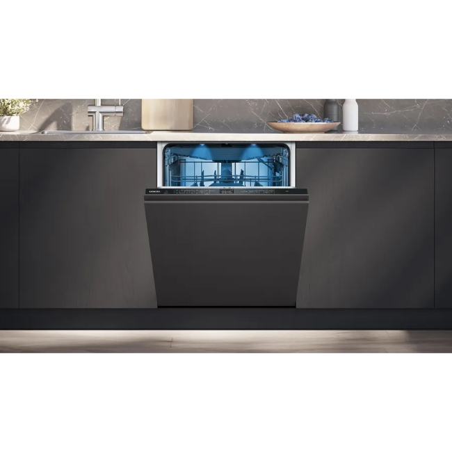 Siemens IQ500 Fully-Integrated Dishwasher - Black | SN95YX02CG - Image 4
