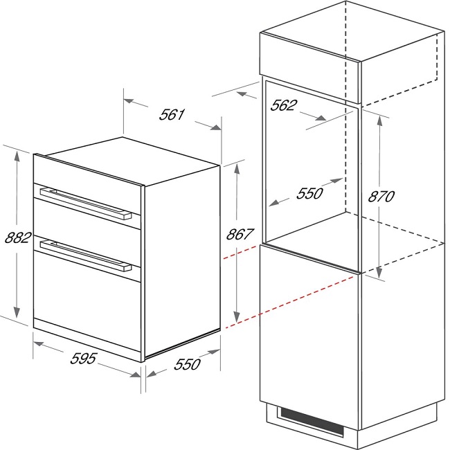 Hotpoint Built-in Double Oven -Black | DD2 844 C BL - Image 3