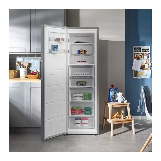 Beko Freestanding Tall Freezer - Stainless steel | FNP4686PS - Image 9 Beko Freestanding Tall Freezer - Stainless steel | FNP4686PS - Image 9