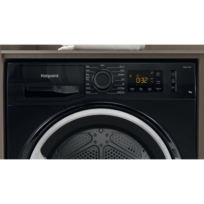 Hotpoint 9kg Heatpump Dryer - Black | NTM1192BSKUK - Image 4
