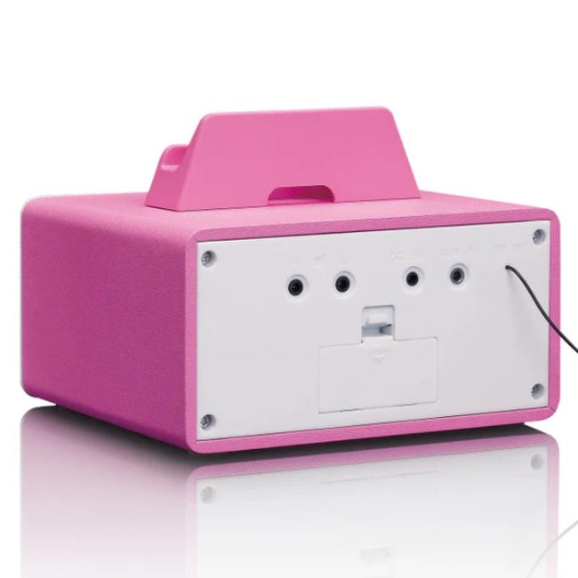Lenco Micro Music System | FM Radio, Bluetooth, USB & AUX | Pink | MC-020PRINCESS - Image 4