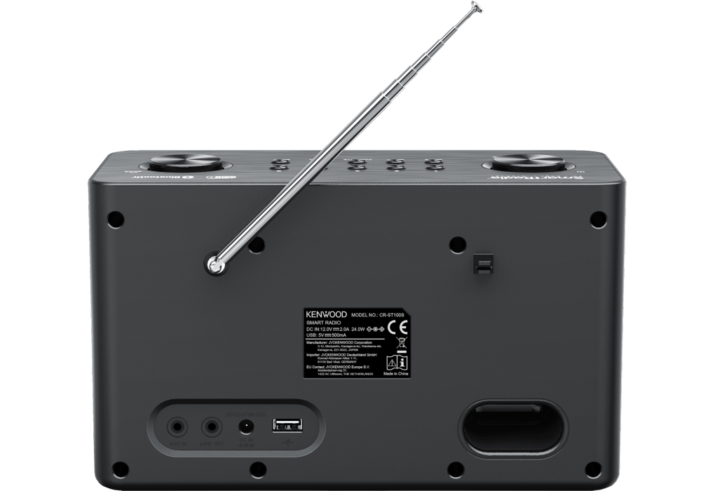 Kenwood Compact Smart Radio - Black | CR-ST100S-B - Image 2 Kenwood Compact Smart Radio - Black | CR-ST100S-B - Image 2