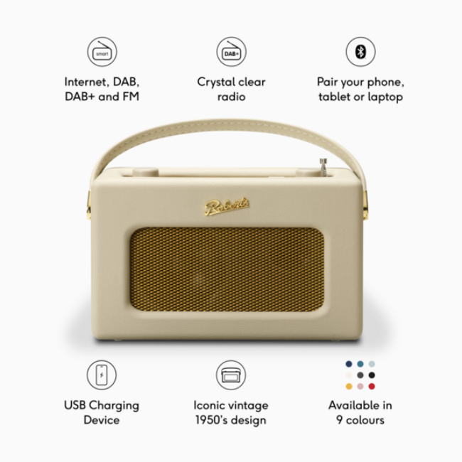 Roberts Revival iStream 3L Internet Radio - Cream | REV-ISTREAMLPC - Image 6