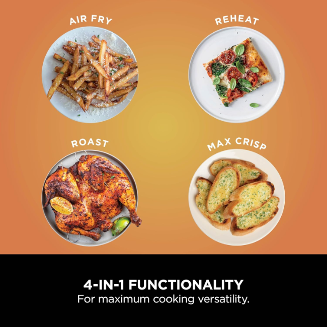 Ninja Foodi 4-in-1 Dual Zone Air Fryer 7.6L | AF200UK - Image 5 Ninja Foodi 4-in-1 Dual Zone Air Fryer 7.6L | AF200UK - Image 5