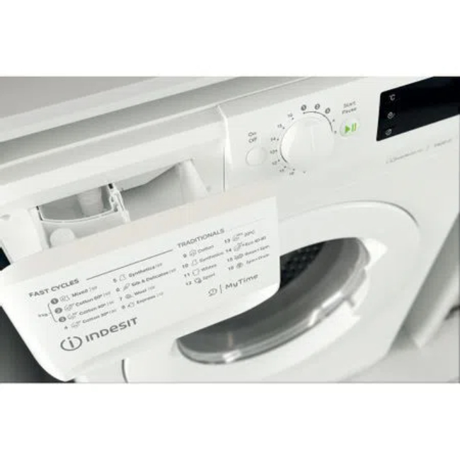 Indesit 9Kg 1400 Spin Washing Machine - White | MTWE 91495 W UK N - Image 3