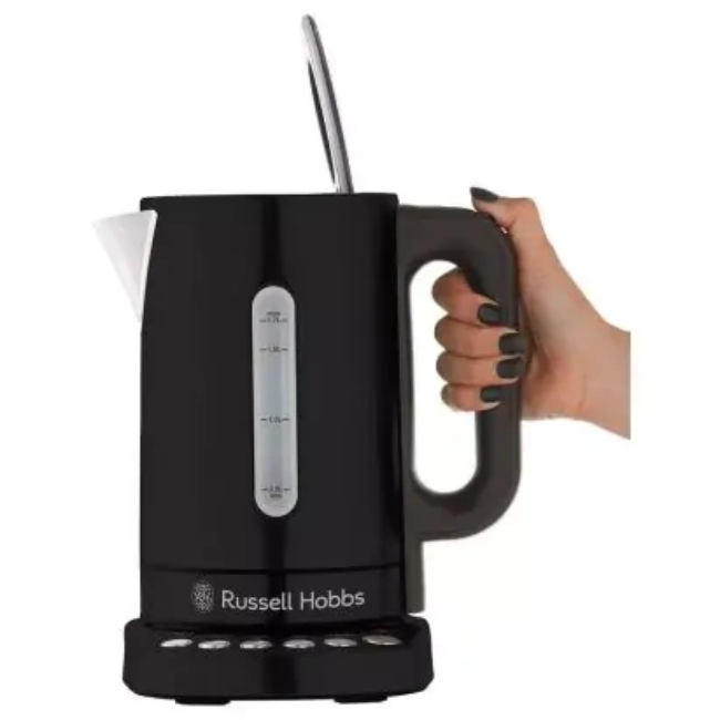 Russell Hobbs Addison Temperature Control Kettle | Matte Black | 27730 - Image 3