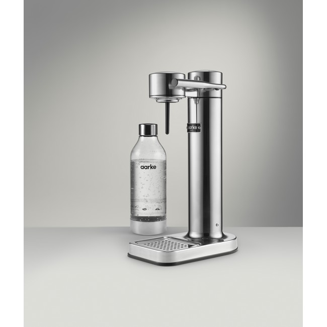 Aarke Sparkling Water Carbonator 3 - Polished Steel | 126-AAC3-Steel Aarke Sparkling Water Carbonator 3 - Polished Steel | 126-AAC3-Steel