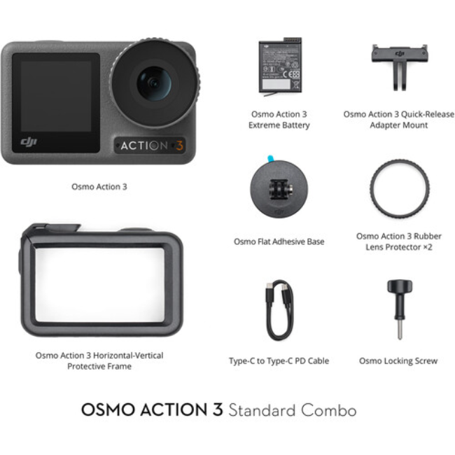 DJI Osmo Action 3 Camera Standard Combo | CPOS.00000220.01 - Image 3